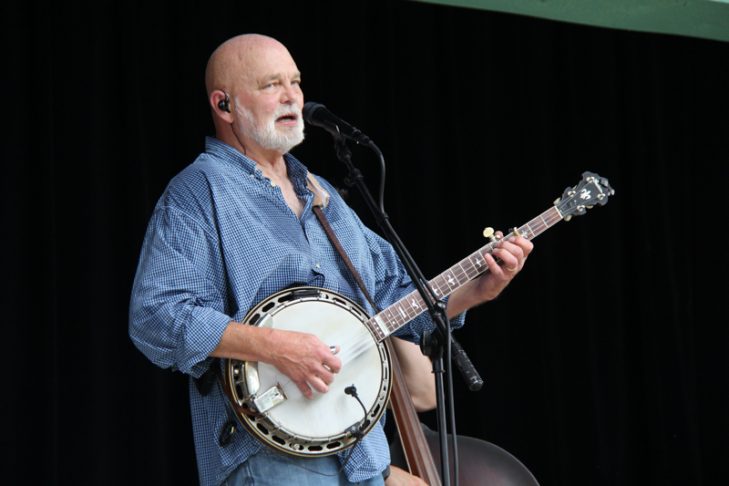 Sammy Shelor with Lonesome River Band at the 2026 Camp Springs Labor Blue Grass Festival - photo © Laura Tate Photography