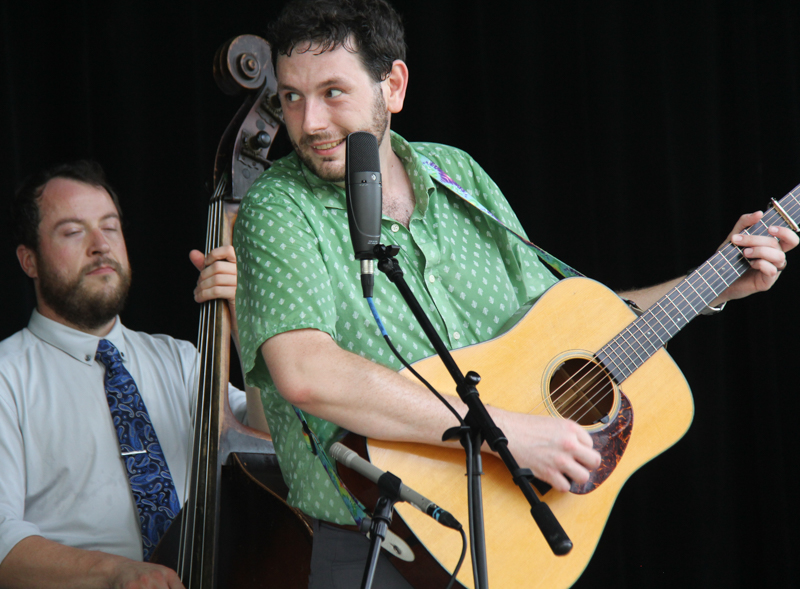 Ben Watlington with The Bays Mountain Cut-Ups at the 2026 Camp Springs Labor Blue Grass Festival - photo © Laura Tate Photography