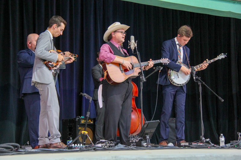 Junior Sisk & Ramblers Choice at the 2026 Camp Springs Labor Blue Grass Festival - photo © Laura Tate Photography
