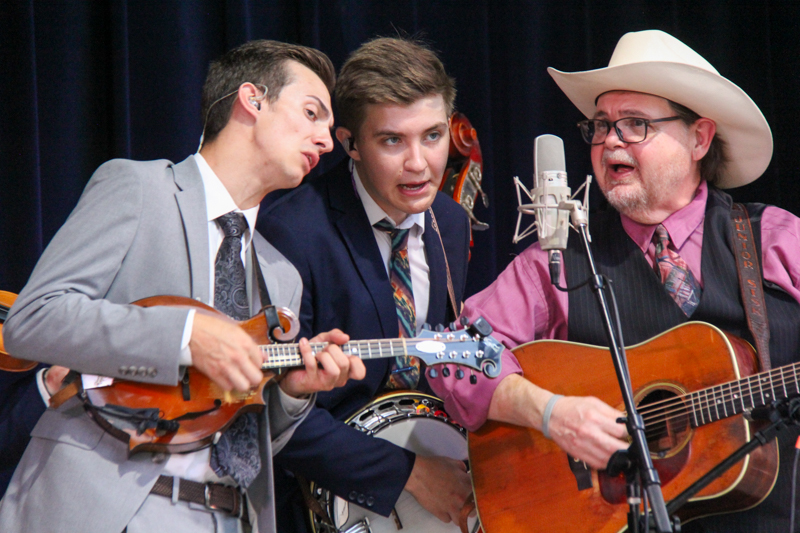Junior Sisk & Ramblers Choice at the 2026 Camp Springs Labor Blue Grass Festival - photo © Laura Tate Photography