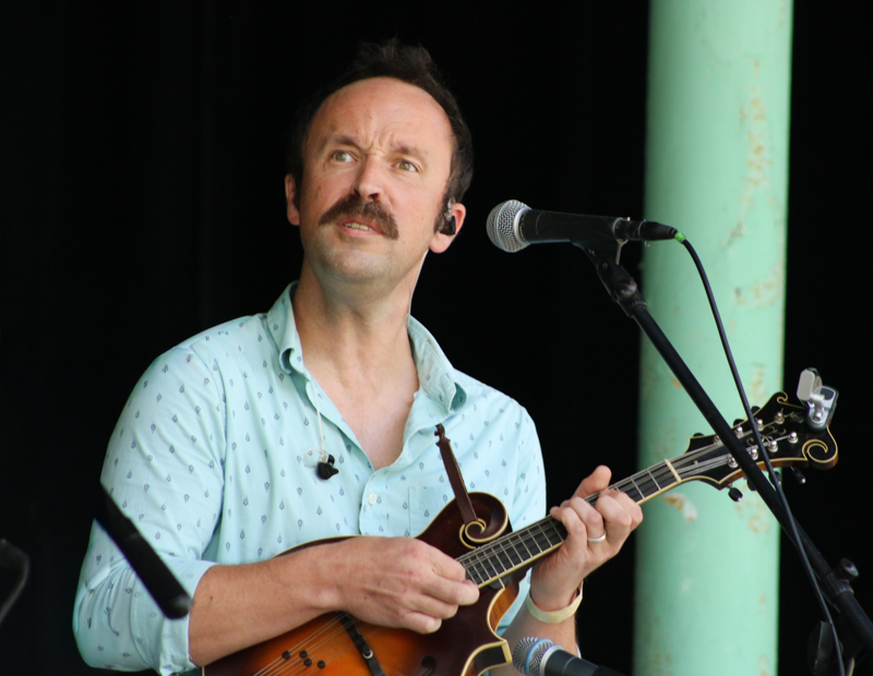 Doug Young with Wildwood Drive again at the 2026 Camp Springs Labor Blue Grass Festival - photo © Laura Tate Photography