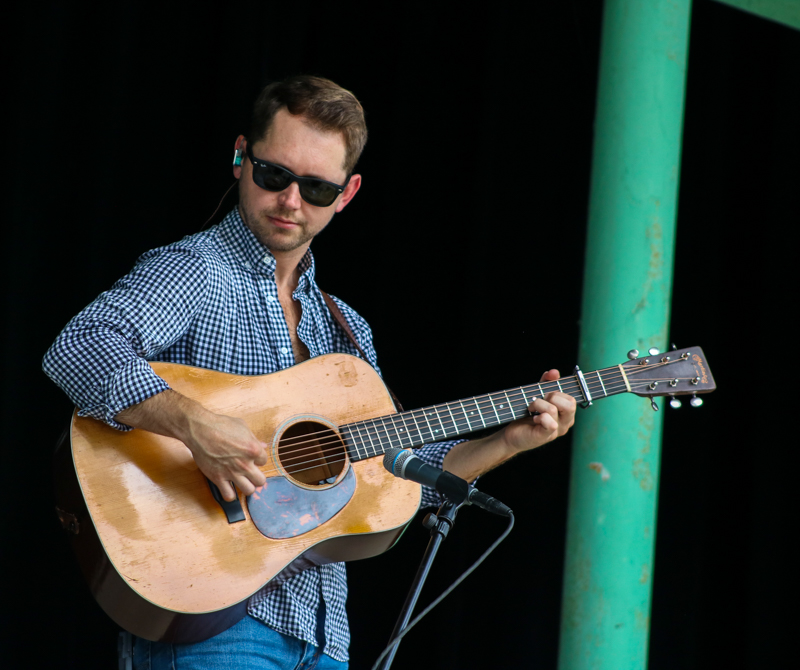 Clint Coker with the Will Clark Band at the 2026 Camp Springs Labor Blue Grass Festival - photo © Laura Tate Photography