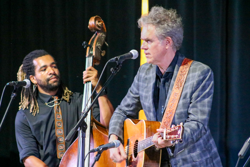 Nelson Williams and Chris Jones at the 2026 Camp Springs Labor Blue Grass Festival - photo © Laura Tate Photography
