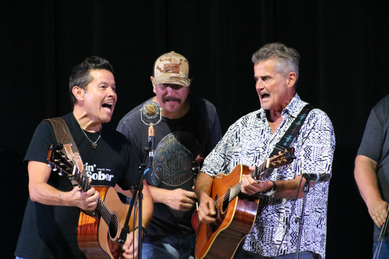 Terry Eldredge singing with The Grascals again at the 2026 Camp Springs Labor Blue Grass Festival - photo © Laura Tate Photography