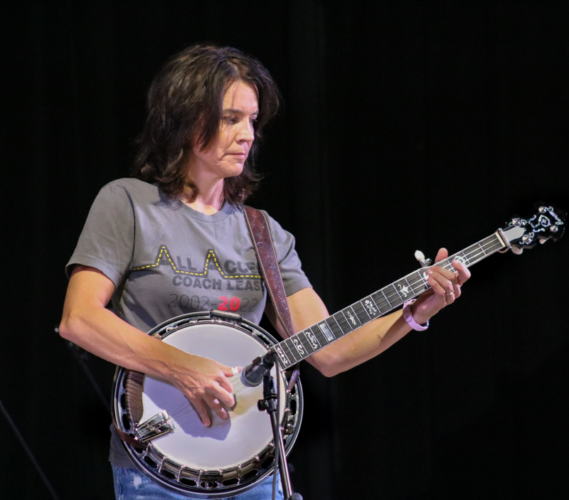 Kristin Scott Benson with The Grascals at the 2026 Camp Springs Labor Blue Grass Festival - photo © Laura Tate Photography