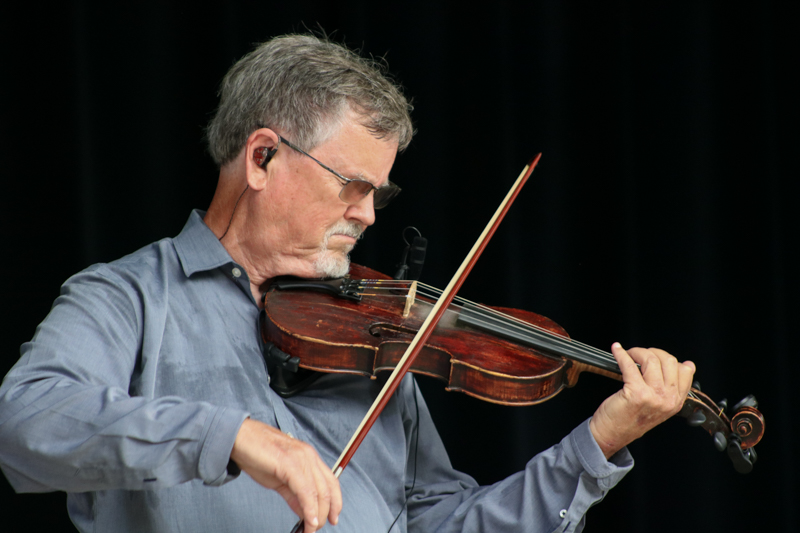 Mike Hartgrove with Lonesome River Band at the 2026 Camp Springs Labor Blue Grass Festival - photo © Laura Tate Photography