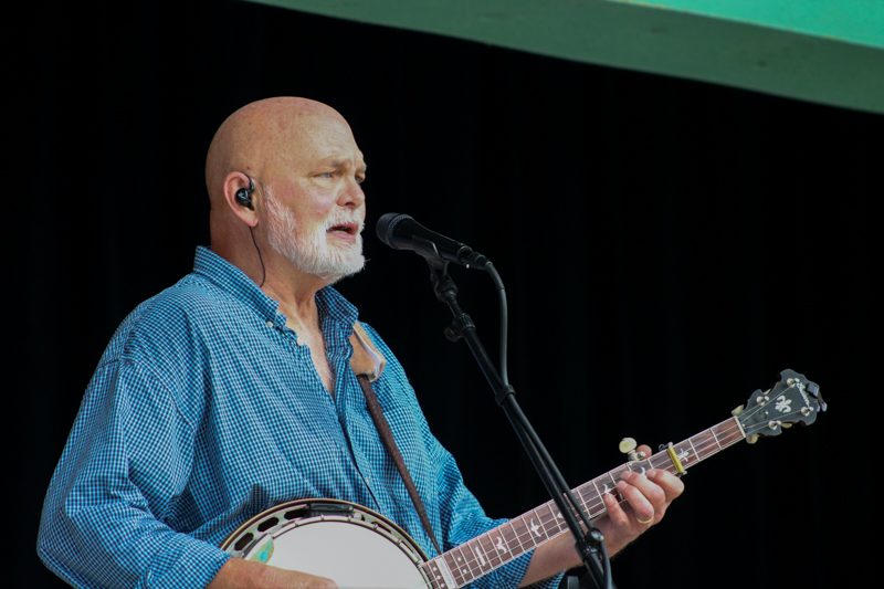 Sammy Shelor with Lonesome River Band at the 2026 Camp Springs Labor Blue Grass Festival - photo © Laura Tate Photography