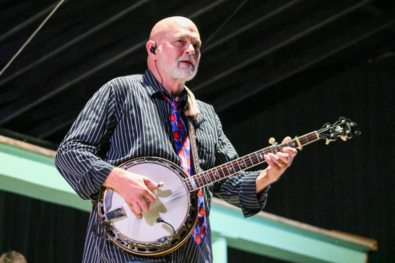 Sammy Shelor with Lonesome River Band at the 2026 Camp Springs Labor Blue Grass Festival - photo © Laura Tate Photography