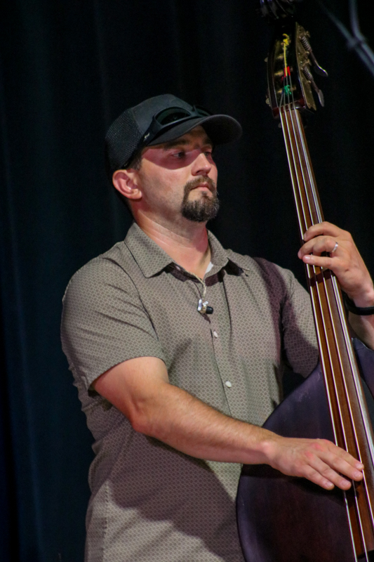 Kameron Keller with Lonesome River Band at the 2026 Camp Springs Labor Blue Grass Festival - photo © Laura Tate Photography