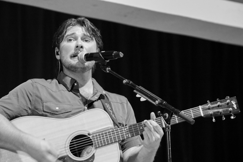 Colton Baker with Authentic Unlimited at the 2026 Camp Springs Labor Blue Grass Festival - photo © Laura Tate Photography