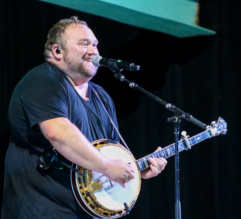 Eli Johnston with Authentic Unlimited at the 2026 Camp Springs Labor Blue Grass Festival - photo © Laura Tate Photography