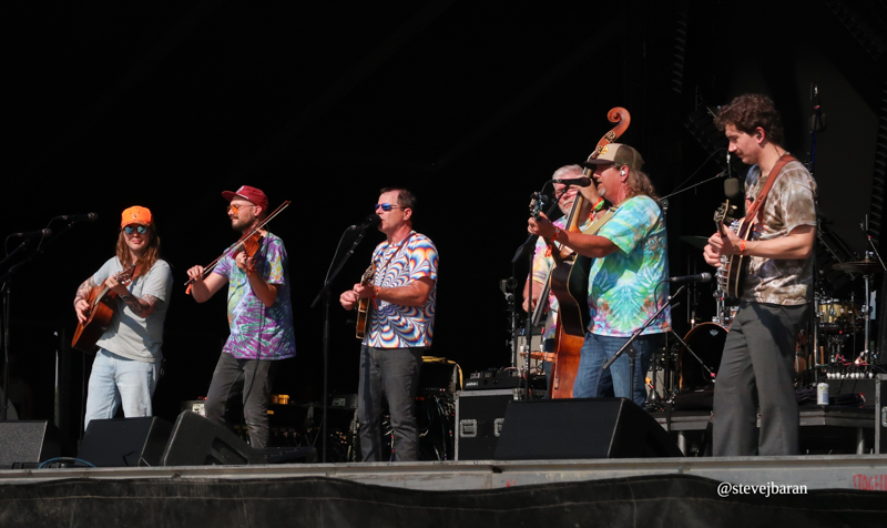 Billy Strings joins Full Cord at the Ionia Freak Fair - photo © Steve Baran