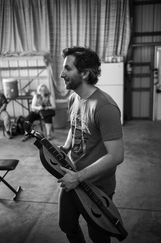 Adam Cantor of Houston, Texas, winner of the National Mountain Dulcimer competition, 54th Annual Walnut Valley Festival, Thursday, September 18th, 2026. Winfield, Kansas. Photo by Jeromie Stephens © 2026
