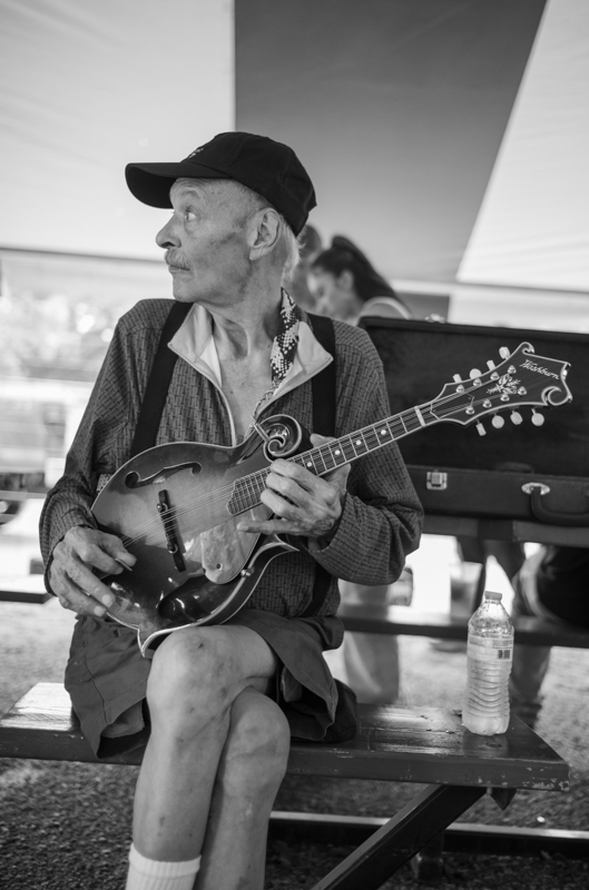 Berry Jyles of Berry Idle, Arkansas at the National Mountain Dulcimer competition, 54th Annual Walnut Valley Festival, Thursday, September 18th, 2026. Winfield, Kansas. Photo by Jeromie Stephens © 2026