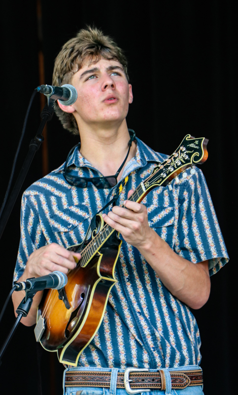 Judson Stone with Creekwater Collective at the 2026 Camp Springs Labor Day Weekend Blue Grass Festival - photo © G. Nicholas Hancock