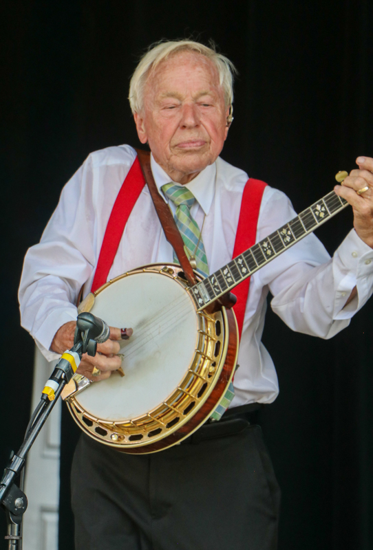 Little Roy Lewis the 2026 Camp Springs Labor Day Weekend Blue Grass Festival - photo © G. Nicholas Hancock