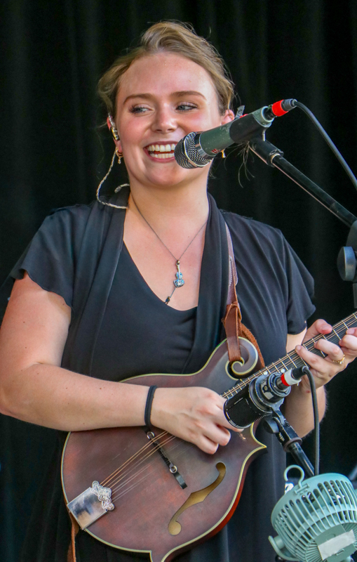 Molly Yates with The Little Roy & Lizzy Show at the 2026 Camp Springs Labor Day Weekend Blue Grass Festival - photo © G. Nicholas Hancock