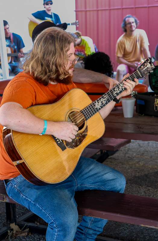 Silas Powell  at the 2026 Walnut Valley Festival - photo © G. Nicholas Hancock