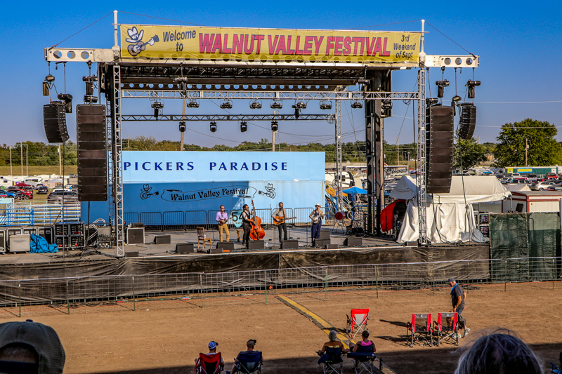 Stage 1 at the 2026 Walnut Valley Festival - photo © G. Nicholas Hancock