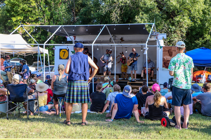 Stage 7 for campers at the 2026 Walnut Valley Festival - photo © G. Nicholas Hancock