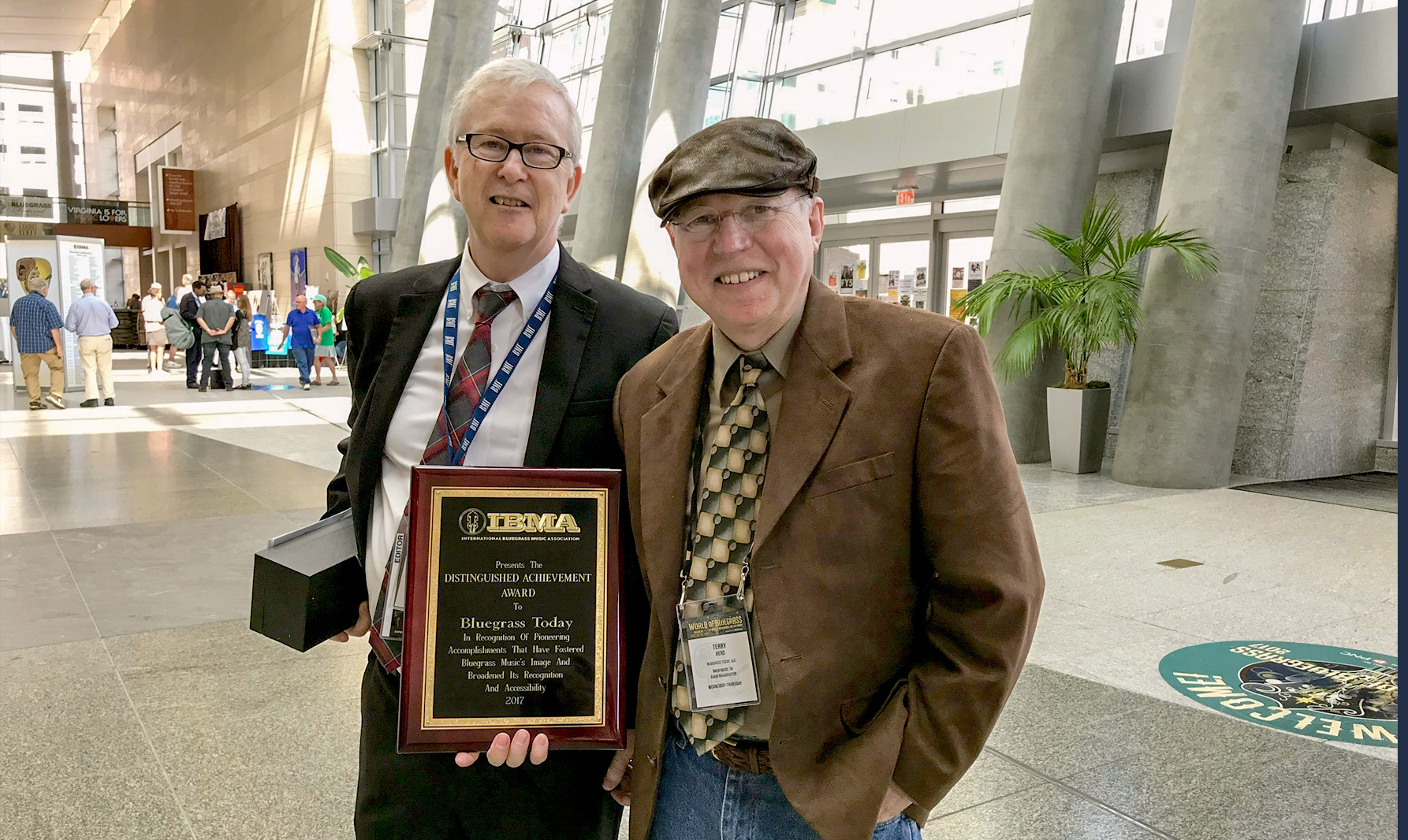 John Lawless and Terry Herd of Bluegrass Today