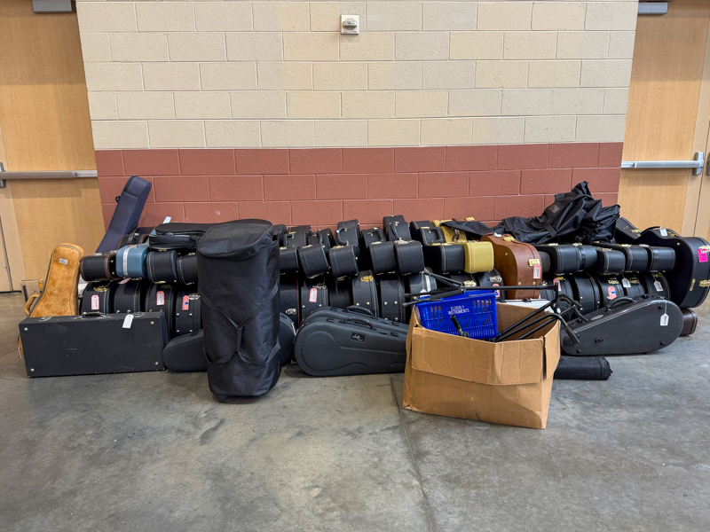 Elderly Instruments brought a lot of gear to the World of Bluegrass Exhibit Hall - photo © Elizabeth Loring