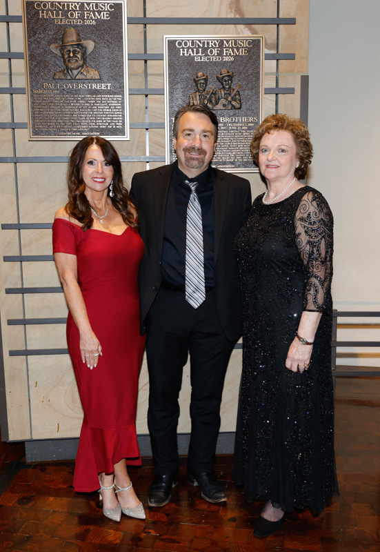 Lisa Stanley Marshall, Ralph Stanley II and Jeanie Stanley Allinder attend the Country Music Hall of Fame and Museum Class of 2026 Medallion Ceremony at Country Music Hall of Fame and Museum on October 18, 2026 in Nashville, Tennessee. (Photo by Jason Kempin/Getty Images for Country Music Hall of Fame and Museum)