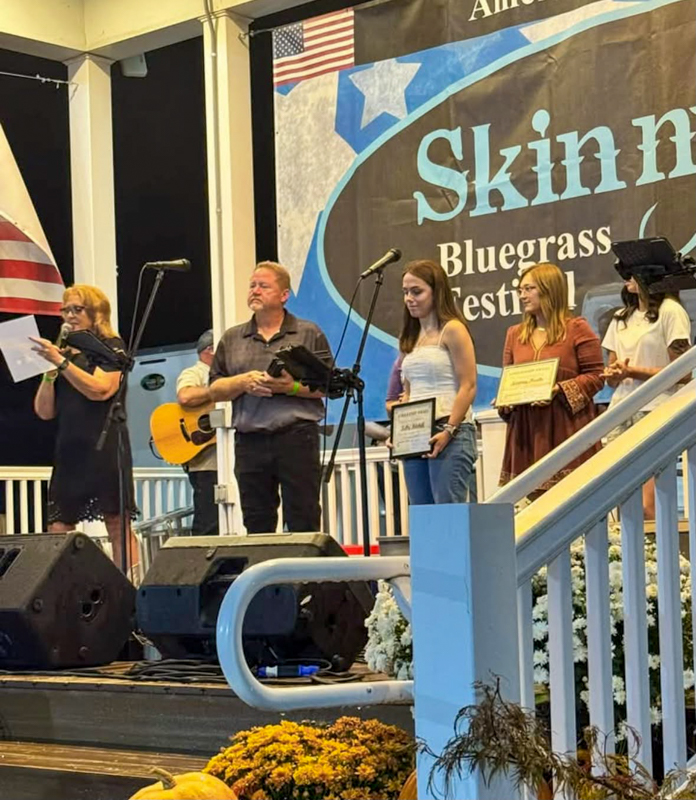Scholarship recipients at the 2026 Skinnyfest