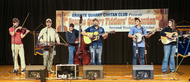 Ain't Gotta Clue at the 2026 Granite Quarry Fiddlers' Convention - photo © G. Nicholas Hancock