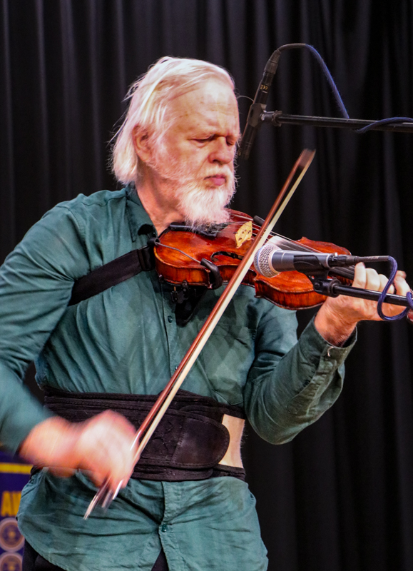 Allen A. McCanless (Fiddlin' Al McCanless) at the 2026 Granite Quarry Fiddlers' Convention - photo © G. Nicholas Hancock