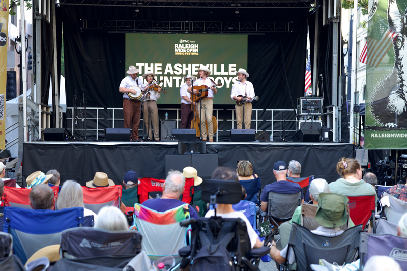 Asheville Mountain Boys at Raleigh Wide Open 2026 - photo © Todd Gunsher