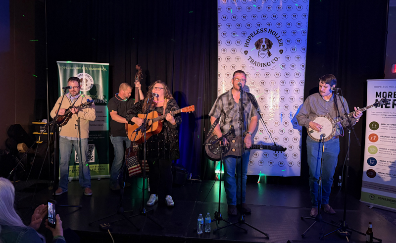 Backline showcasing on Wednesday night at World of Bluegrass 2026 - photo © Elizabeth Loring