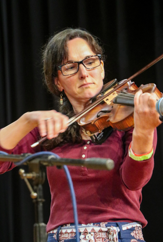 Carrie Webster at the 2026 Granite Quarry Fiddlers' Convention - photo © G. Nicholas Hancock