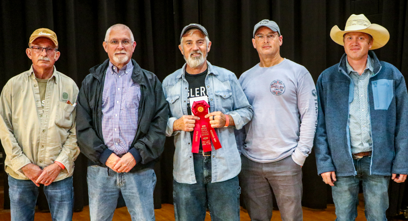 Catawba River Boys, 2nd place Adult Bluegrass Band at the 2026 Granite Quarry Fiddlers' Convention - photo © G. Nicholas Hancock
