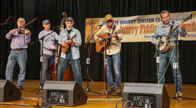 Catawba River Boys at the 2026 Granite Quarry Fiddlers' Convention - photo © G. Nicholas Hancock