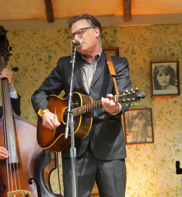 Jeff Kazor with The Crooked Jades at the 2026 Hardly Strictly Bluegrass Festival - photo © Dave Berry