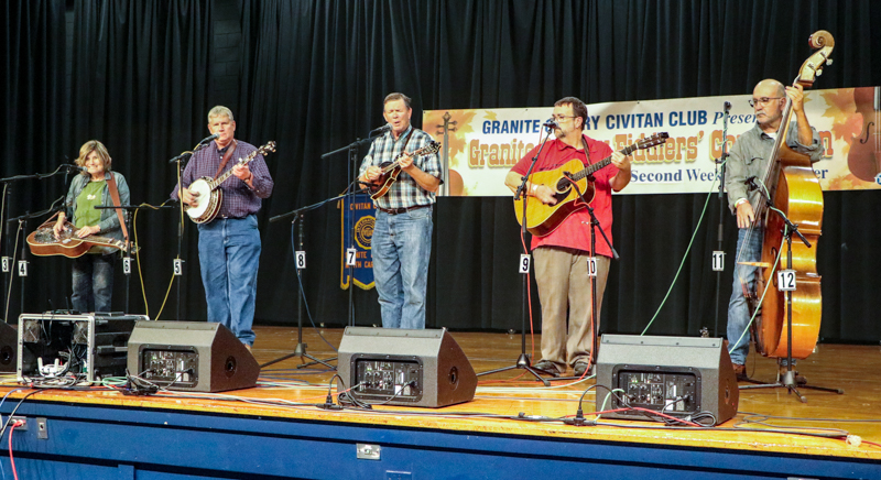 Crossroads Bluegrass at the 2026 Granite Quarry Fiddlers' Convention - photo © G. Nicholas Hancock