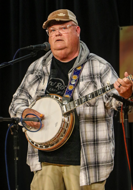 Danny Bowers and John Fogleman at the 2026 Granite Quarry Fiddlers' Convention - photo © G. Nicholas Hancock