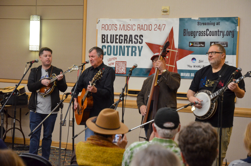 Larry Cordle showcasing at World of Bluegrass '26 - photo © Roger Black