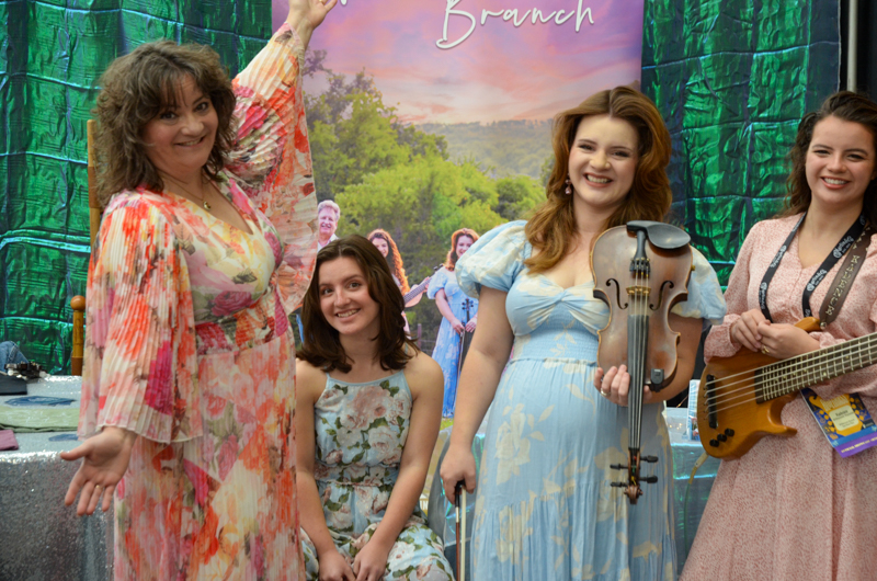 Williamson Branch in the Exhibit Hall at World of Bluegrass '26 - photo © Roger Black