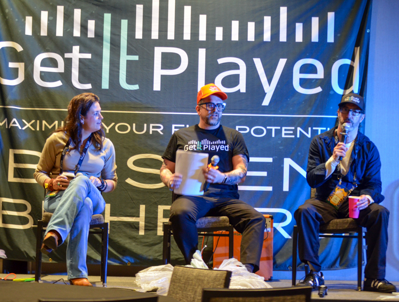Radio seminar at World of Bluegrass 2026 - photo © Roger Black