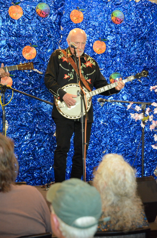 Greg Cahill with Special Consensus at World of Bluegrass 2026 - photo © Roger Black