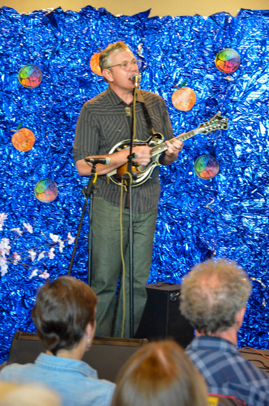 Brian McCarty with Special Consensus at World of Bluegrass 2026 - photo © Roger Black