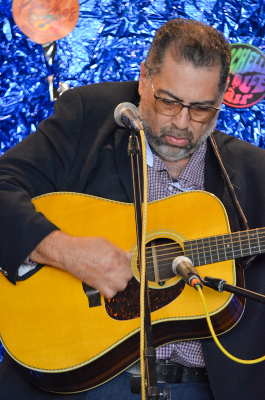 Greg Blake with Special Consensus at World of Bluegrass 2026 - photo © Roger Black