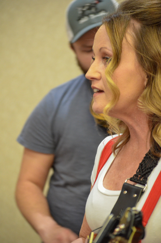 Ashleigh Graham with Appalachian Highway at World of Bluegrass 2026 - photo © Roger Black