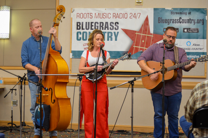 Ashleigh Graham & Appalachian Highway at World of Bluegrass 2026 - photo © Roger Black