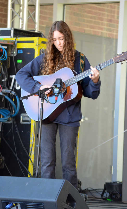 Kids on Bluegrass band performs at Pickin' in the Park '26 - photo © Roger Black
