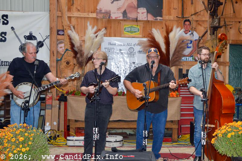 The Michigan Bluegrass Band at the 2026 Fay Fest - photo © Bill Warren
