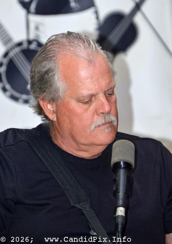 Wes Pettinger with The Michigan Bluegrass Band at the 2026 Fay Fest - photo © Bill Warren