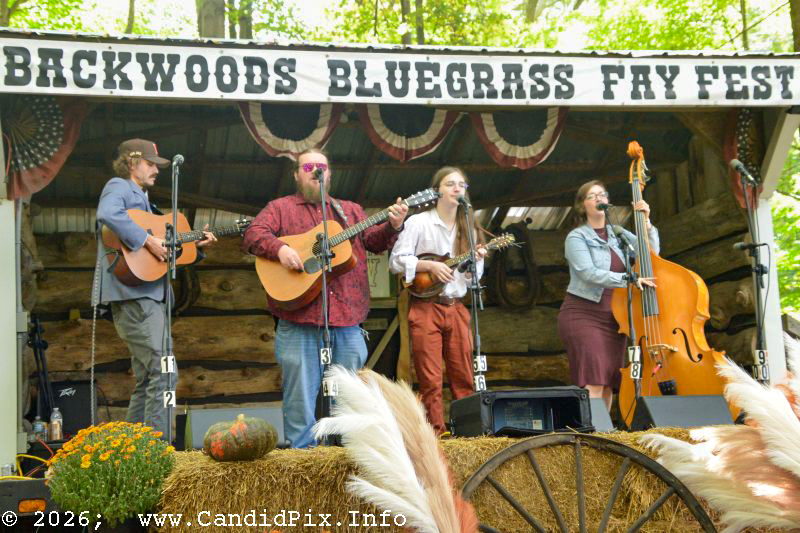 Breakin' Strings at the 2026 Backwoods Bluegrass Fay Fest - photo © Bill Warren